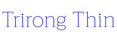 Trirong Thin लिपि